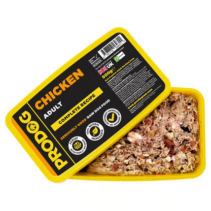 Chicken Complete Raw Dog Food Meal 500g