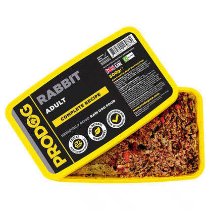 Rabbit Complete Raw Dog Food Meal 500g