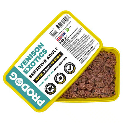 Venison Raw Dog Food Meal 500g