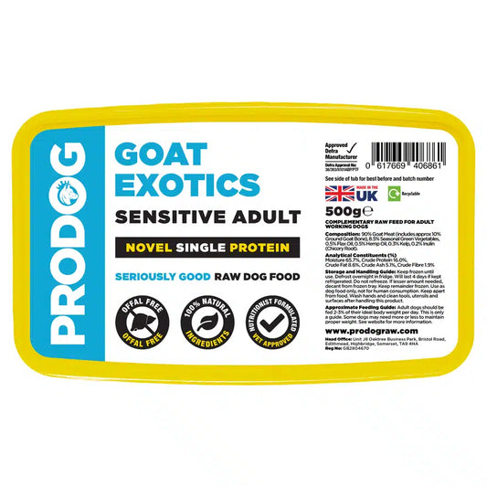 Goat Raw Dog Food Meal 500g