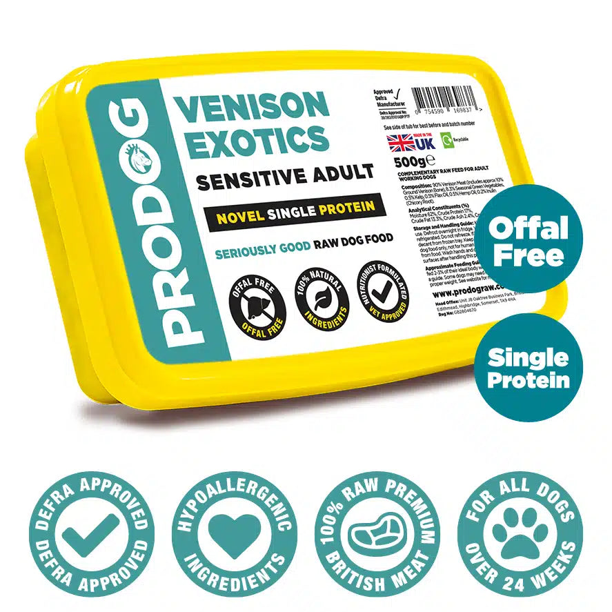 Venison Raw Dog Food Meal 500g